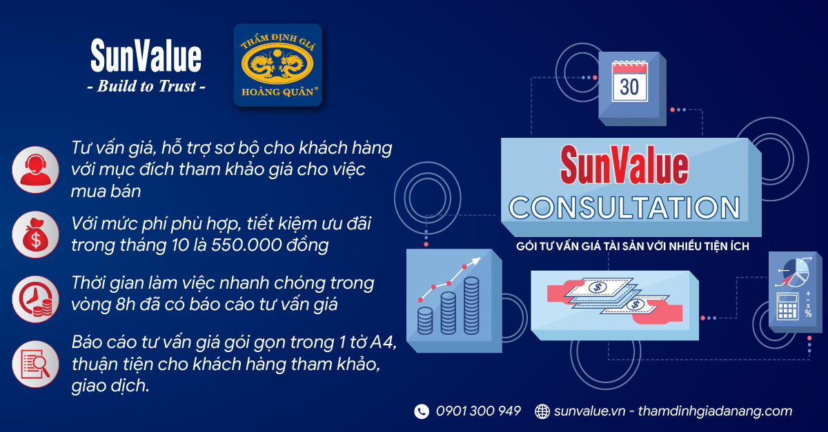 SUNVALUE – CONSULTATION: GÓI TƯ VẤN GIÁ TÀI SẢN TIỆN ÍCH