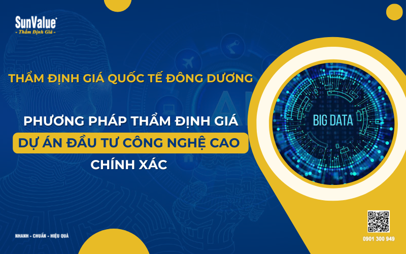 Phương pháp thẩm định giá dự án đầu tư, định giá dự án đầu tư công nghệ cao 1